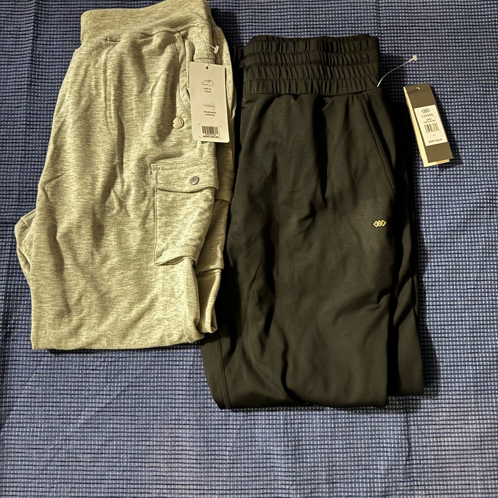 Legend black pants and Jones New York gray pants